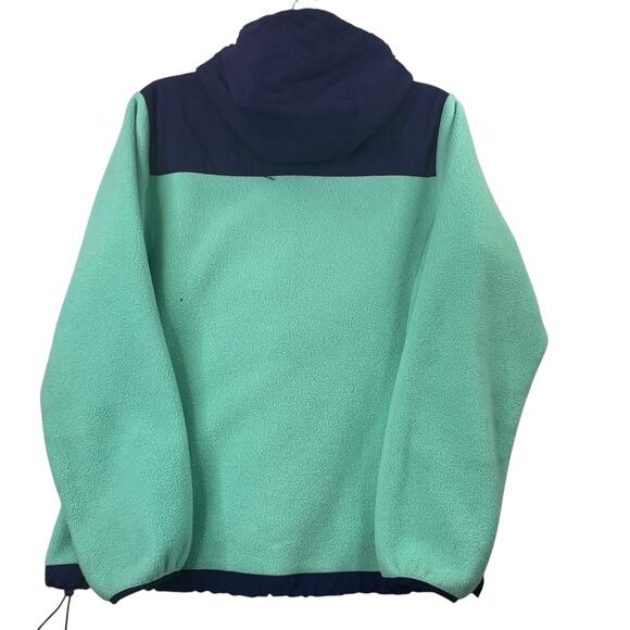 The North Face Womens Polartec Fleece Jacket Mint & Purple Full Zip Hooded - Picture 3 of 13